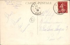 VINTAGE POSTCARD Interior Callian Of the Church