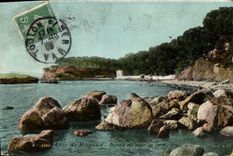 CPA Anse De Magaud Bords De Mer Et Le Restaurant