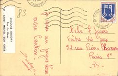 VINTAGE POSTCARD Toulon Seen On Sainte Marguerite