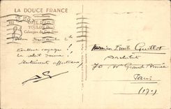 VINTAGE POSTCARD Soft France Dimensions Azure Toulon Calanques Of the Cape Brun