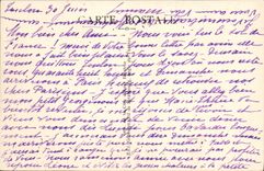 VINTAGE POSTCARD Artistic Toulon Point of view