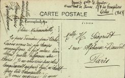 VINTAGE POSTCARD Toulon Handle Magaud Heavy swell