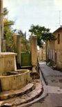 MODERN CARD Carnoules Old woman Street Jeanne D' Arc And Fountain
