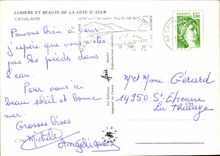 MODERN CARD Light And Beauty Of the Dimension of Cavalaire Azure