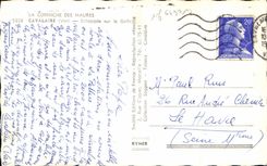 MODERN CARD the Cornice Of the Cavalaire Moors Escaped On the Gulf