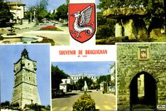CPM Souvenir De Draguignan Rond Point St Leger Avenue Carnot La Pierre