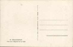 CPA Draguignan Vue Vers l'Hopital Et La Ville