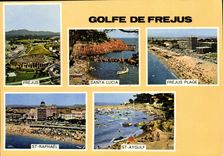 MODERN CARD Gulf Of Frejus Santa Lucia St RAphael St Aygulf