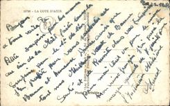 MODERN CARD To remember Of Frejus