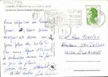 CPM Lumiere Et Beaute De La Cote d'Azur Lever Du Jour En Mediterranee