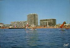 MODERN CARD the Dimension of Azure Frejus Beach the Beach