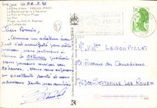 CPA La Cote d'Azur Frejus Le Boulevard De La liberation Port St Rapahel Cathedrale