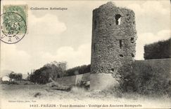 CPA Frejus Tour Romaine Vestige des Anciens Remparts