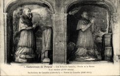 CPA Frejus Les Eveques Camelin l'Oncle et le neveu Barthelemy de Camelin Pierre de Camelin