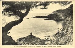 CPA Environs d'Hyeres Giens Echappee sur Mer a I'Hopital Renee Sabran