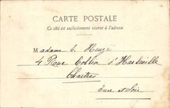 La POSTAL Hyeres de la VENDIMIA debajo de Bois tiene Costebelle