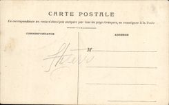 La POSTAL Hyeres Portail Massillon de la VENDIMIA coloca los caminos