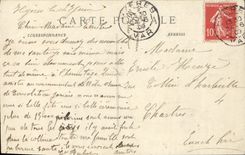 CPA Hyeres Statue de ND de Consolation