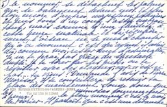 POSTAL Hyeres de la VENDIMIA las palmeras de Giens vistas en la isla de Ribaud