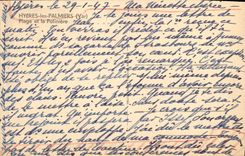 CPA Hyeres les Palmiers Plage et la Potiniere