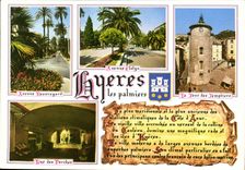 CPM Hyeres Les Palmiers Tour des templiers Avenue Beauregard Avenue Clolys Rue des Porches