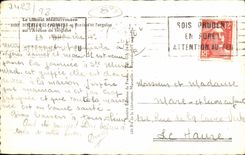 POSTAL MODERNA Hyeres las palmeras cultiva un huerto y las pérgolas en la avenida de Bélgica