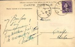 CPA Hyeres Avenue et Fontaine Dodillot