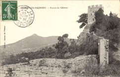 CPA Hyeres Les Palmiers Ruines du Chateau