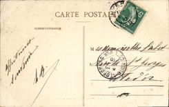 POSTAL Hyeres de la VENDIMIA la avenida de Godillot