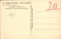 POSTAL Hyeres de la VENDIMIA los puntos de las islas de Porqueroiles de Oustaou de Diou