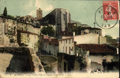 CPA Hyeres La Vieille et l'eglise Saint Paul 