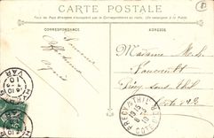 CPA Hyeres les Palmiers Avenue Bauregard Cote Est