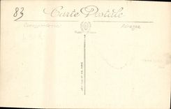 POSTAL Hyeres de la VENDIMIA vista del hotel de I de las palmeras hacia el hotel continental