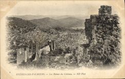 CPA Hyeres Les Palmiers Les Ruines du Chateau