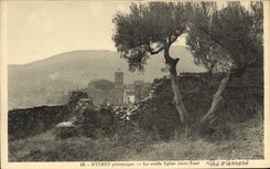CPA Hyeres Pittoresque La vieille Eglise Saint Paul