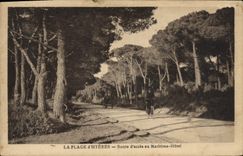 CPA La Plage d'Hyeres Route d'acces au Maritima Hotel