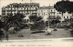 Hotel de Hyeres Cosiebelle de la POSTAL de la VENDIMIA de Albion