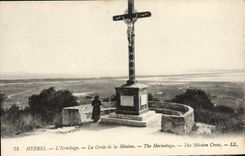 POSTAL Hyeres de la VENDIMIA la ermita la cruz de la misión