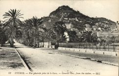 CPA Hyeres Vue General Prise de la Gare