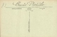 POSTAL Hyeres de la VENDIMIA la fuente y la avenida Godillot de I