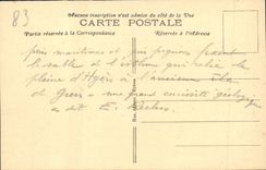 POSTAL de la VENDIMIA la playa de los pinos de Hyeres