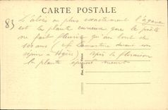 loe de Hyeres de la POSTAL de la VENDIMIA en el bulevar de las flores del este
