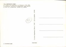 POSTAL MODERNA la cornisa Trayas Dramont del oro la isla del oro el semáforo