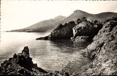 CPA La Cote d'Azur La Corniche D'Or Rochers du Trayas