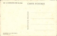 POSTAL de la VENDIMIA la cornisa del oro hacia Agay