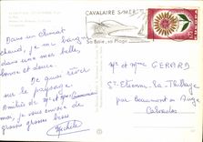 MODERN CARD Lavandou the Bormes port Mimosas FAviere