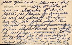 CPA Cote d'Azur Le lavandou Vue Artistique