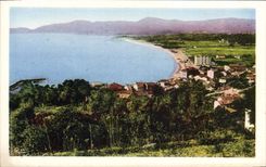 CPA Cote d'Azur Le Lavandou Vue panoramique et le Golfe