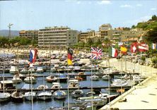 MODERN CARD the Dimension of Unforgettable Azure Lavandou the Port Boats