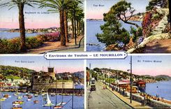VINTAGE POSTCARD Surroundings of Toulon Mourillon